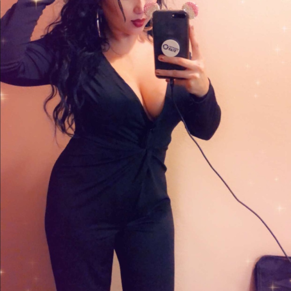Black jumpsuit